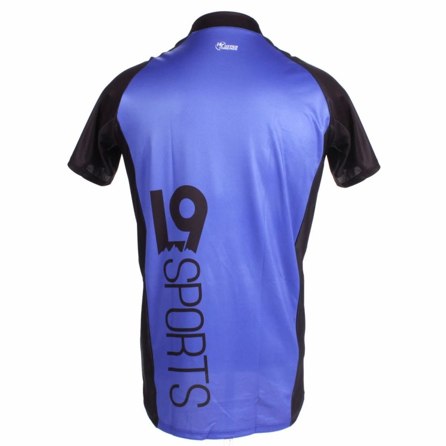 Bike Shirts & Jerseys * | L9 Sports Trail Jersey Ss Men'S Black/Blue