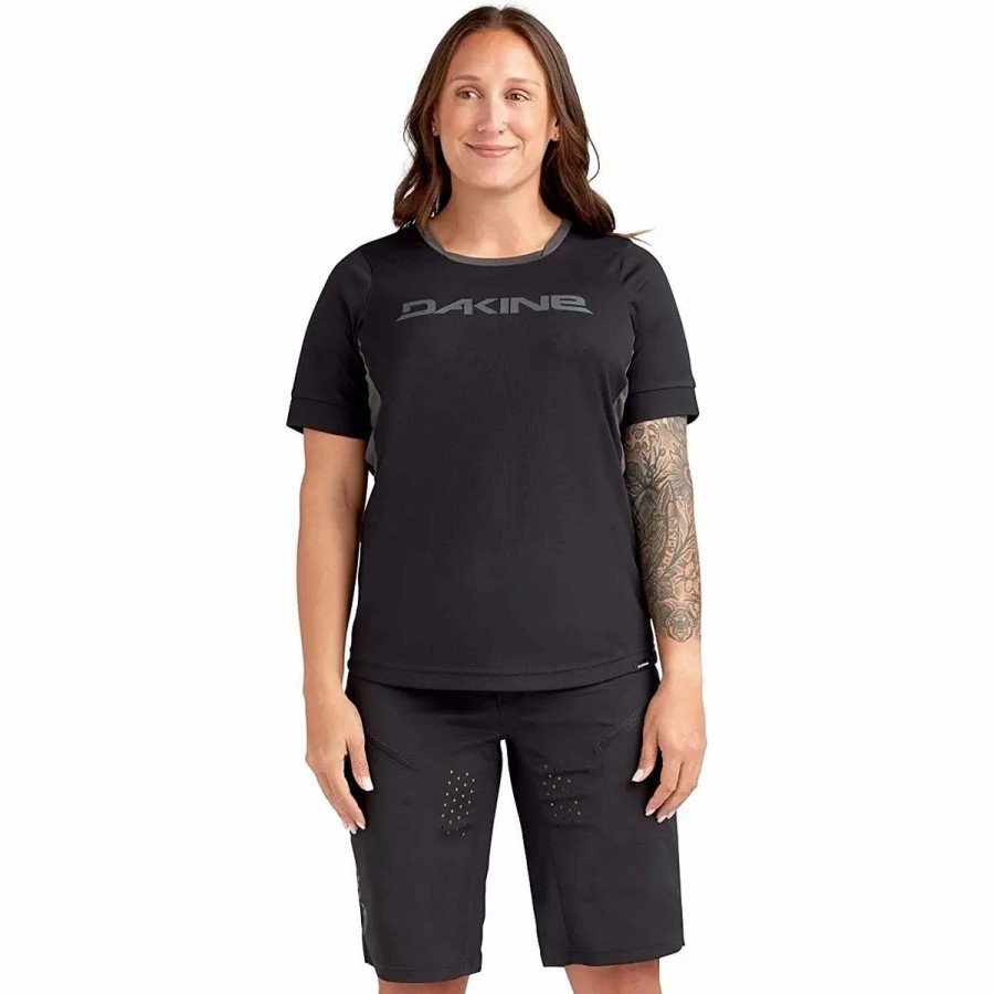 Bike Shirts & Jerseys * | Dakine Thrillium S/S Jersey Women'S 2021 Black