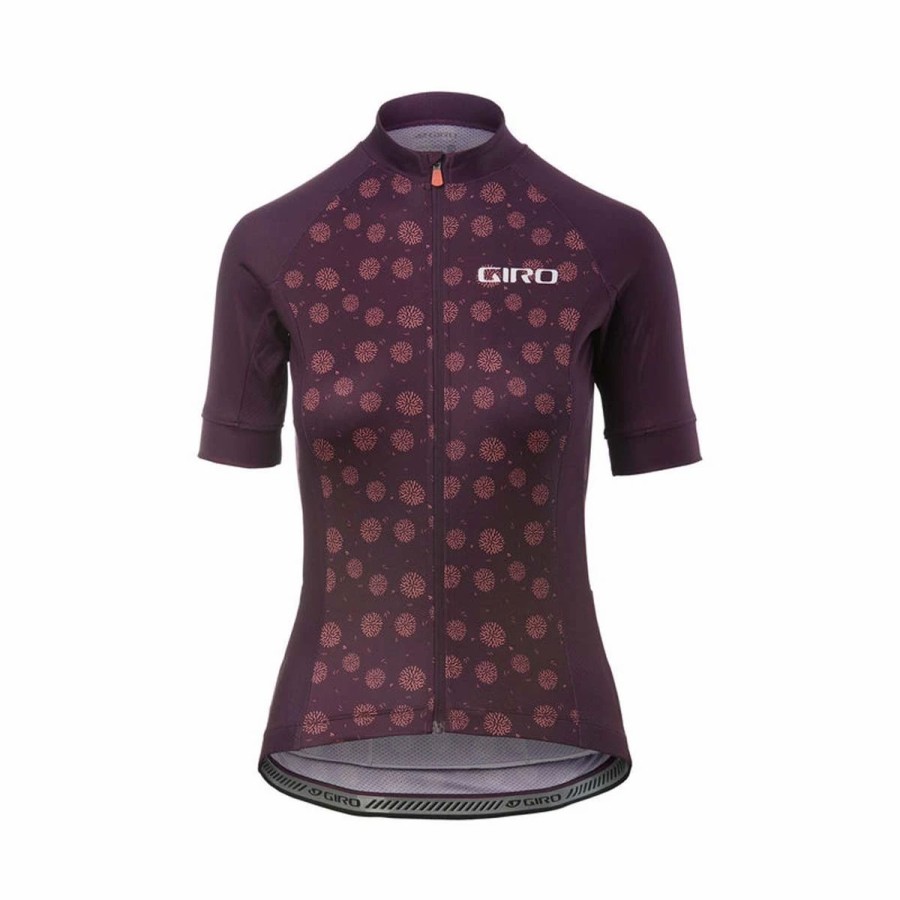 Bike Shirts & Jerseys * | Giro Womens Chrono Sport Jersey Dusty Purple Palm Burst