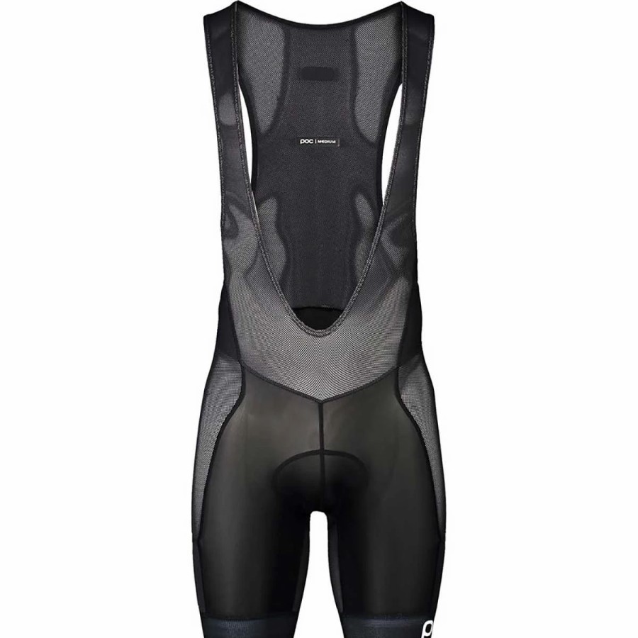 Bike Shorts & Bibs * | Poc Mtb Air Layer Bib Shorts Uranium Black