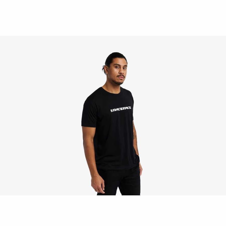 Bike Shirts & Jerseys * | Raceface Classic Logo Short Sleeve Tee Black