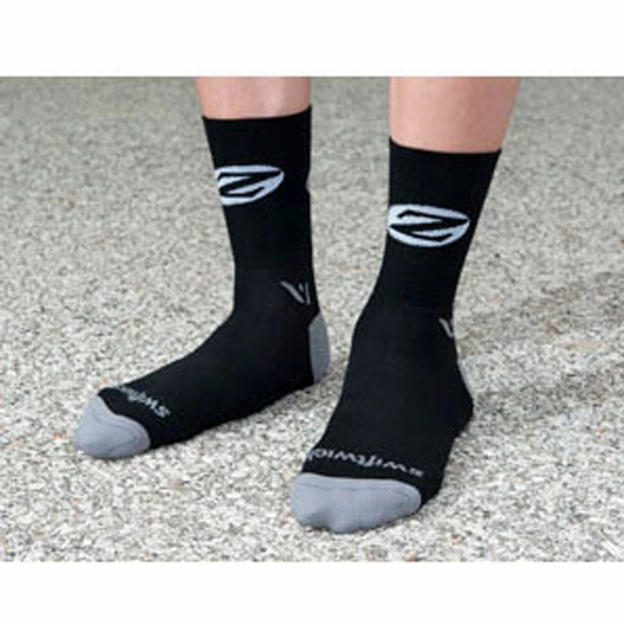 Bike Socks * | Zipp 5-In Socks Black/Gray Small