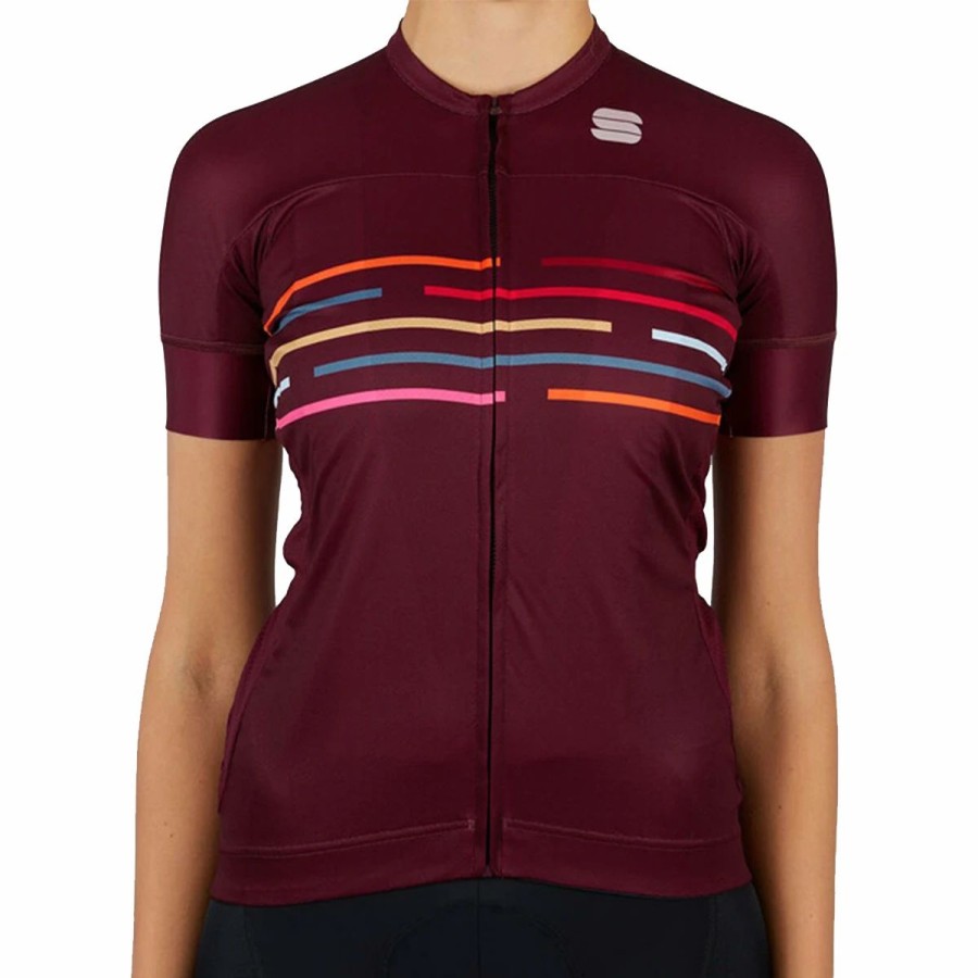 Bike Shirts & Jerseys * | Sportful V Lodrome Women'S Short Sleeve Cycling Jersey