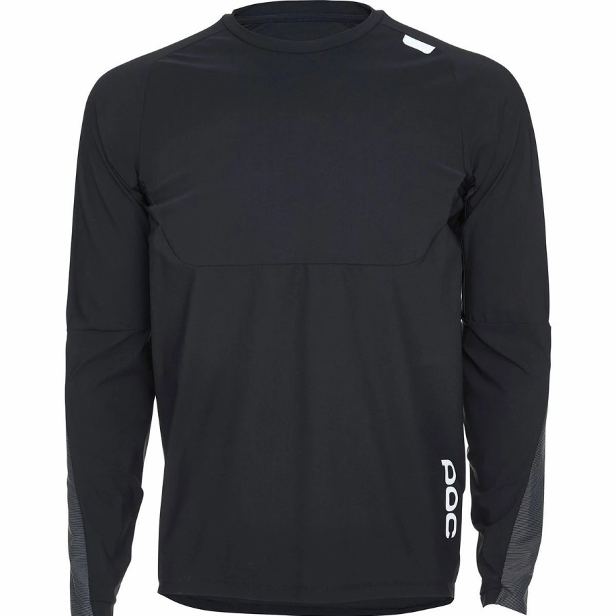 Bike Shirts & Jerseys * | Poc Resistance Dh Jersey Uranium Black