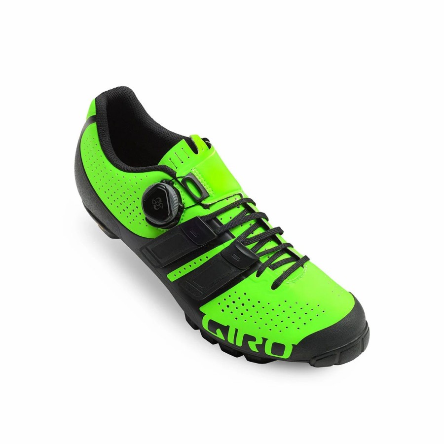 Bike Shoes * | Giro Code Techlace Mtb Shoes Lime/Black