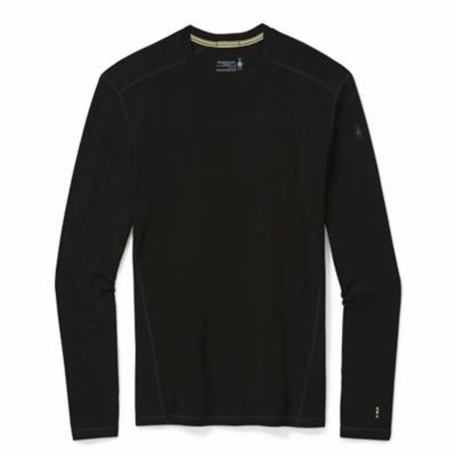 Bike Shirts & Jerseys * | Smartwool Men'S Classic Thermal Merino Base Layer Crew 2023 Black