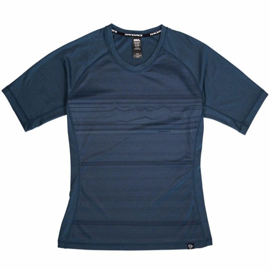 Bike Shirts & Jerseys * | Raceface Nimby Women'S Short Sleeve Jersey Navy