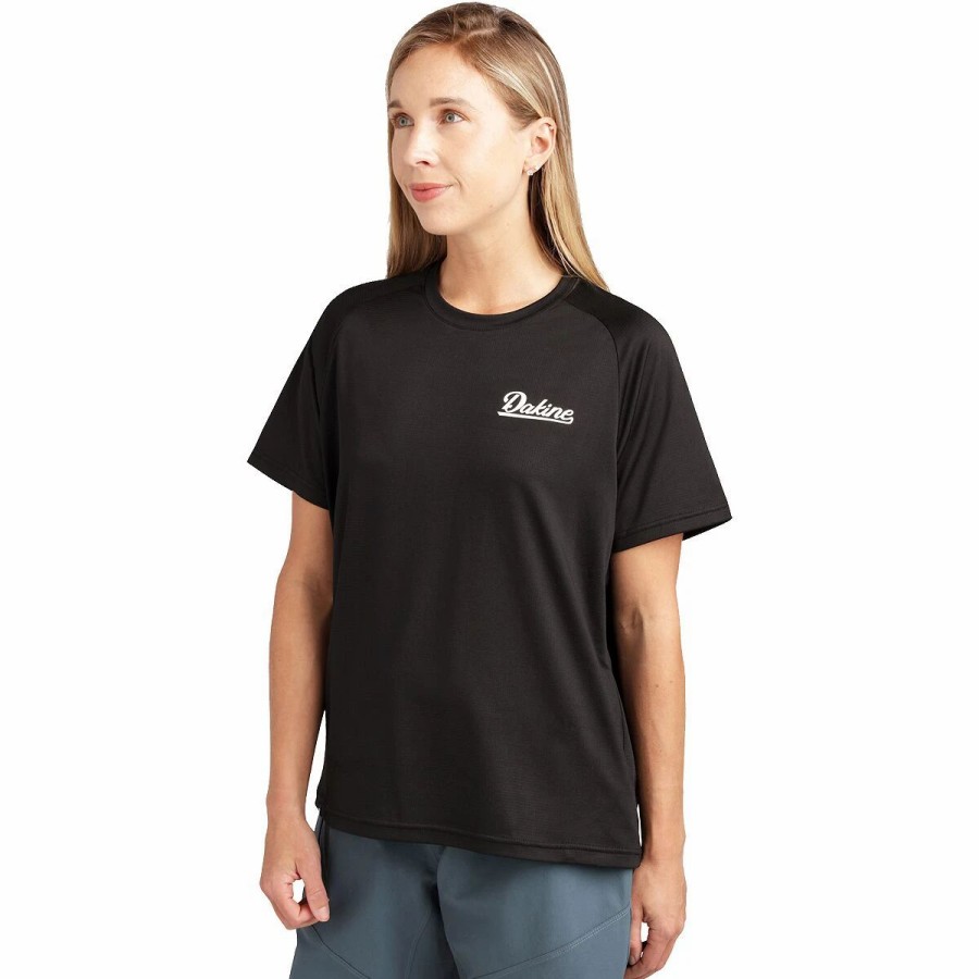 Bike Shirts & Jerseys * | Dakine Syncline Short Sleeve Women'S Bike Jersey 2022 Black