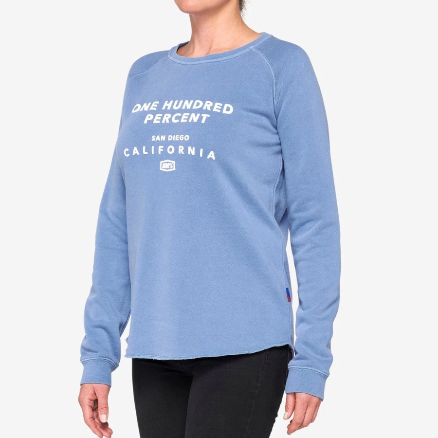 Bike Shirts & Jerseys * | 100% Thorunn Women'S Crewneck Sweatshirt 2022 Blue