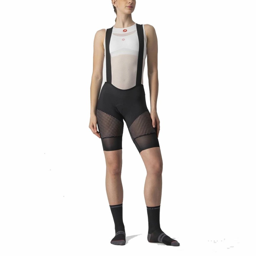 Bike Shorts & Bibs * | Castelli Unlimited Dt Women'S Liner Bib Short Black