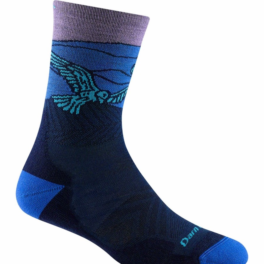 Bike Socks * | Darn Tough Glide Micro Crew Ultra-Lightweight With Cushion Women'S 2022 Midnight