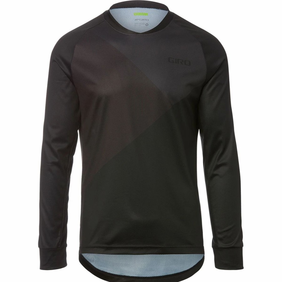 Bike Shirts & Jerseys * | Giro Men'S Long Sleeve Roust Jersey Black Shadow