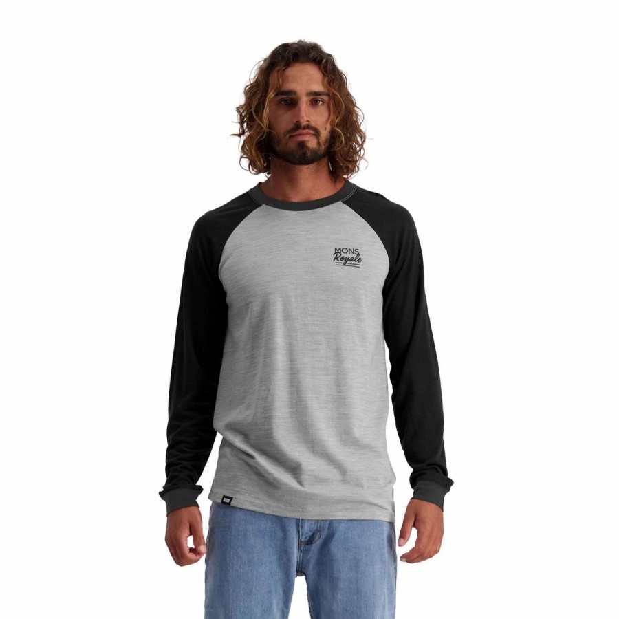 Bike Shirts & Jerseys * | Mons Royale Mens The Go To Raglan Ls