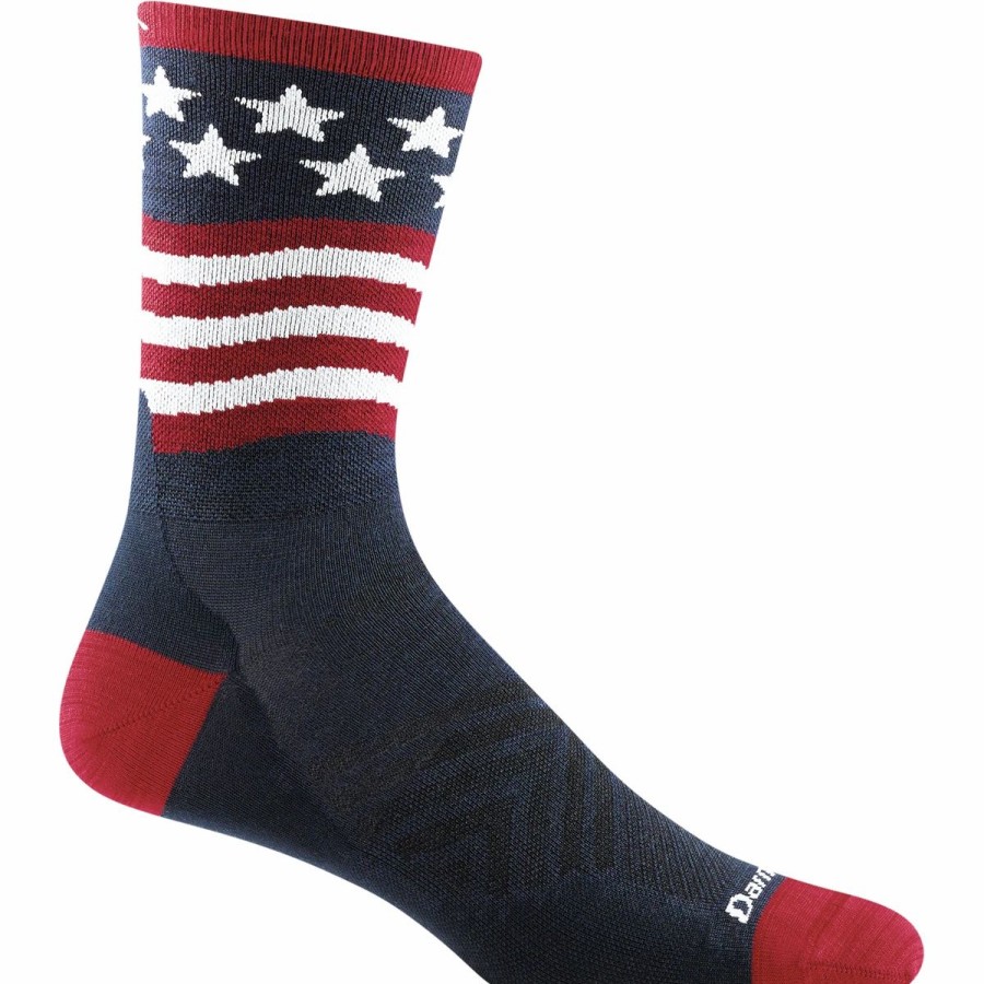 Bike Socks * | Darn Tough Patriot Micro Crew Ultra-Lightweight Men'S 2022 Stars And Stripes