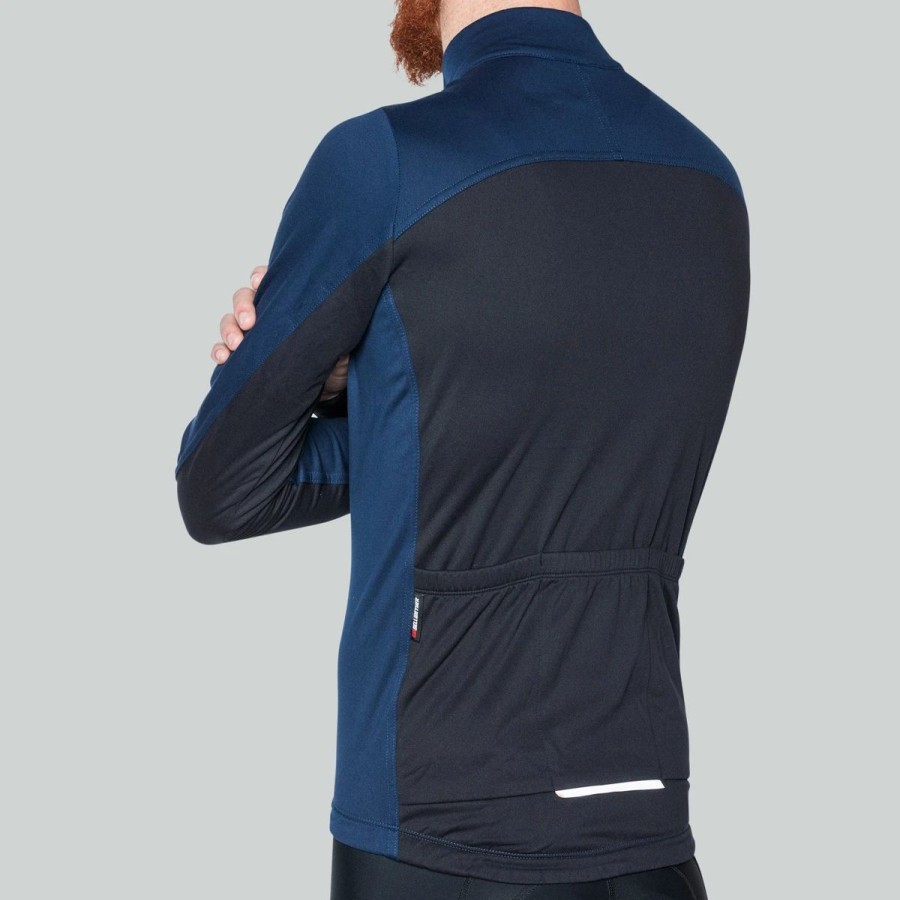 Bike Shirts & Jerseys * | Bellwether Men'S Thermal L/S Jersey Navy