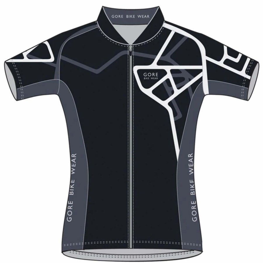 Bike Shirts & Jerseys * | Gore Bike Wear Women'S Element Adrenaline Jersey (Black/White Small)