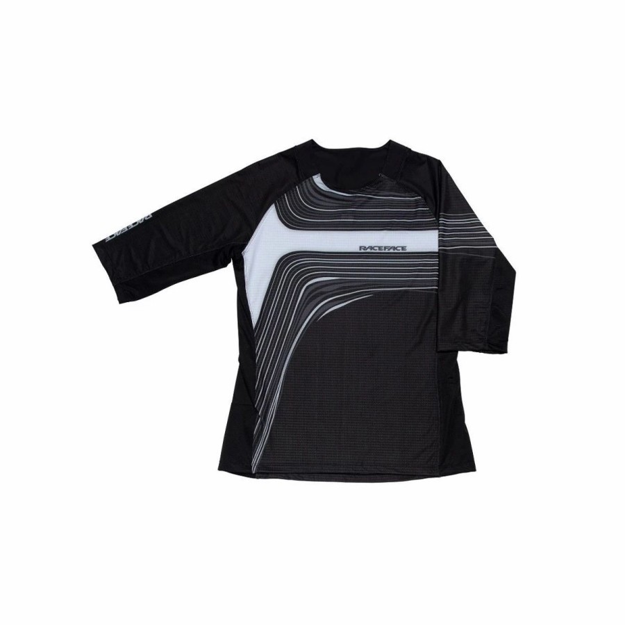 Bike Shirts & Jerseys * | Raceface Khyber 3/4 Sleeve Women'S Jersey Black