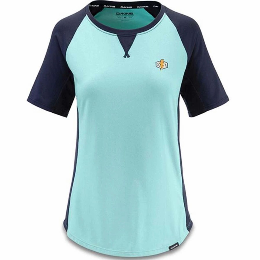 Bike Shirts & Jerseys * | Dakine Xena S/S Women'S Jersey Nile Blue