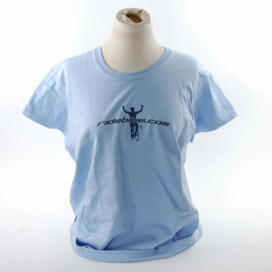 Bike Shirts & Jerseys * | Competition Cycles Gildan Ultra Cotton Ride Women'S T-Shirt Blue