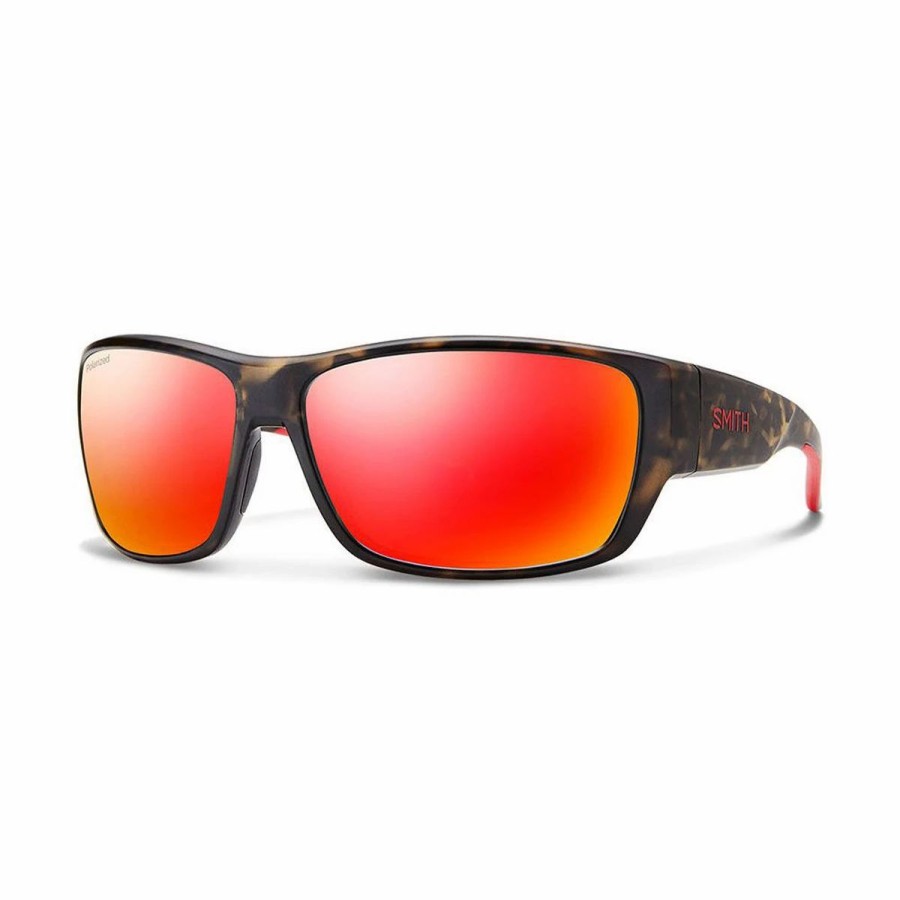 Bike Sunglasses & Bike Goggles * | Smith Optics Forge Sunglasses Matte Camo W/Polarized Red Mirror