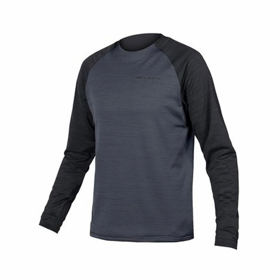 Bike Shirts & Jerseys * | Endura Singletrack Fleece Ls Jersey Black