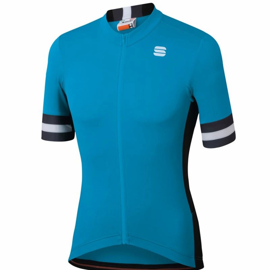 Bike Shirts & Jerseys * | Sportful Kite Cycling Jersey Blue Atomic