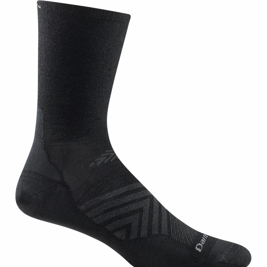 Bike Socks * | Darn Tough Run Micro Crew Ultra-Lightweight Men'S 2022 Black