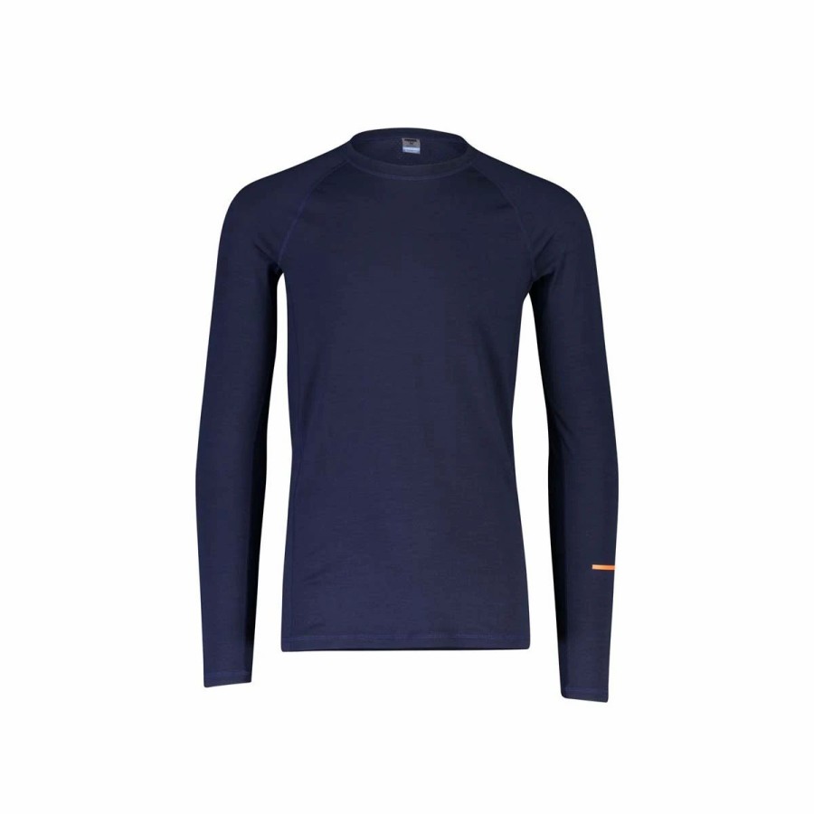 Bike Shirts & Jerseys * | Mons Royale Mens Mintaro Long Sleeve Jersey Navy