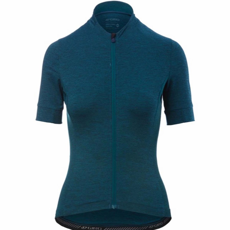 Bike Shirts & Jerseys * | Giro Womens New Road Jersey Teal Heather