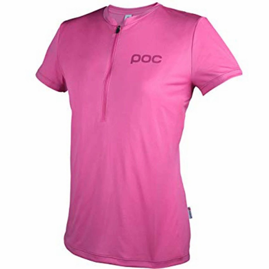 Bike Shirts & Jerseys * | Poc Trail Light Zip Women'S Tee Boron Blue