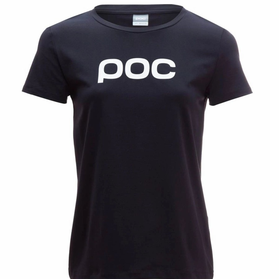 Bike Shirts & Jerseys * | Poc Resistance Enduro Women'S Tee Carbon Black