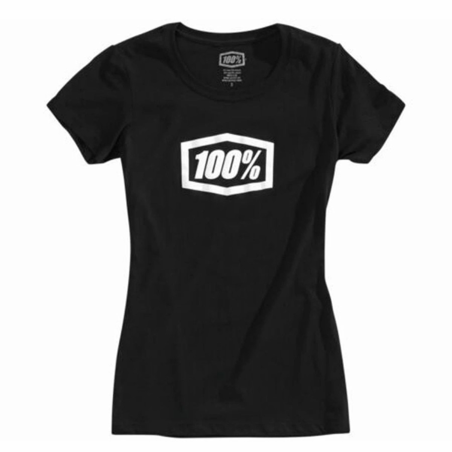 Bike Shirts & Jerseys * | 100% Essential Women'S T-Shirt 2022 Black