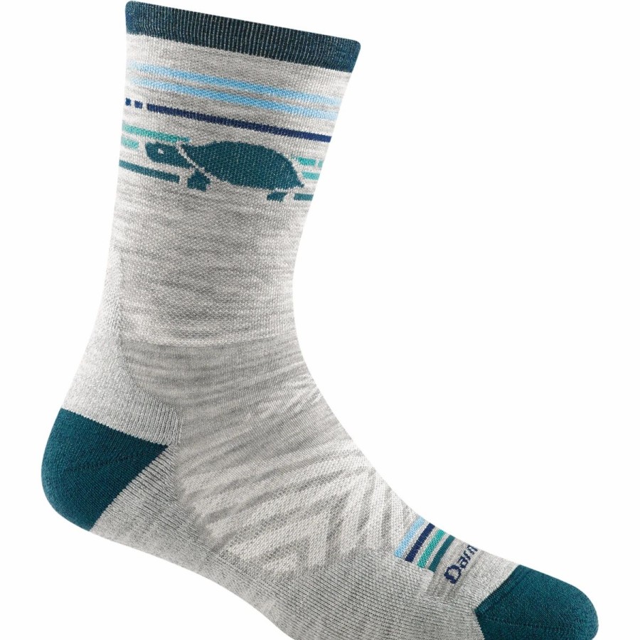 Bike Socks * | Darn Tough Pacer Micro Crew Ultra-Lightweight With Cushion Women'S 2022 Gray