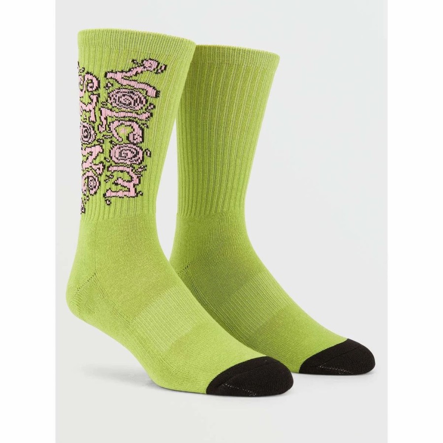 Bike Socks * | Volcom Fa J Hager Socks Reef Pink