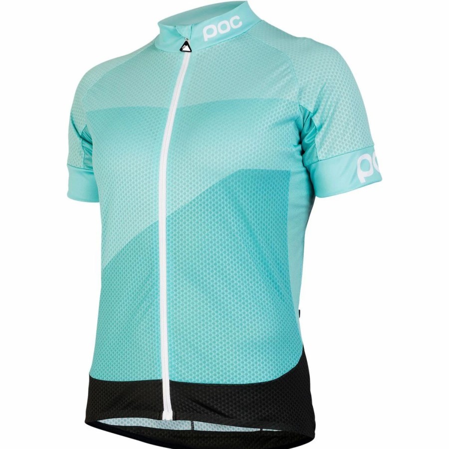 Bike Shirts & Jerseys * | Poc Fondo Gradient Women'S Light Jersey Octiron Multi Blue