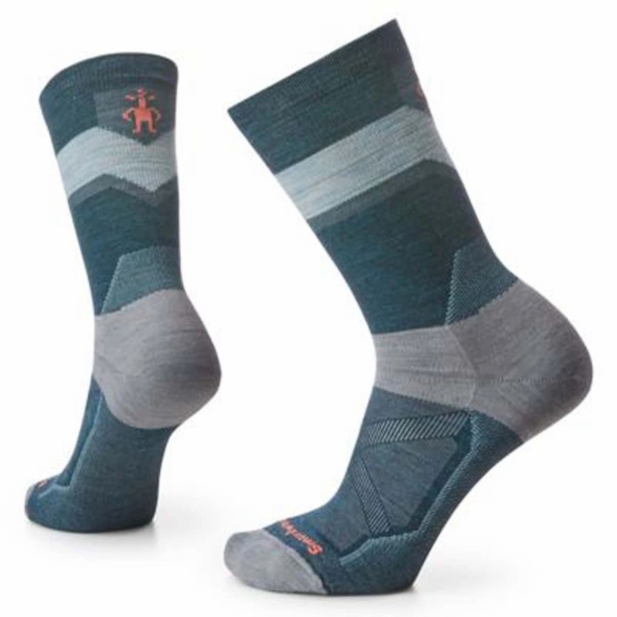 Bike Socks * | Smartwool Women'S Bike Zero Cushion Crew Socks 2023 Twilight Blue