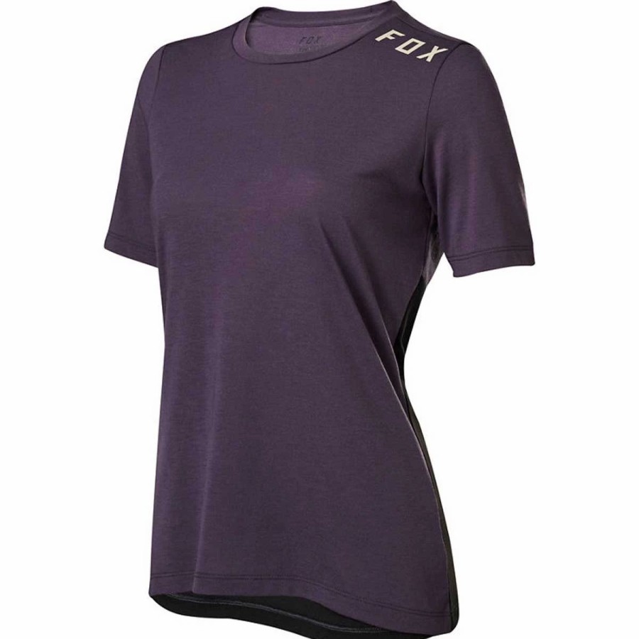 Bike Shirts & Jerseys * | Fox Racing Ranger Dri Release Women'S Mtb Short Sleeve Jersey Dark Purple