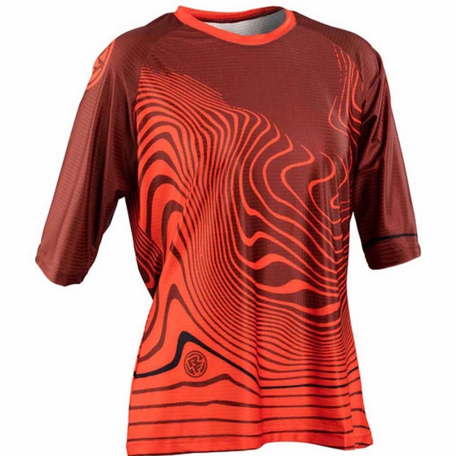 Bike Shirts & Jerseys * | Raceface Khyber 3/4 Sleeve Women'S Jersey 2020 Rouge