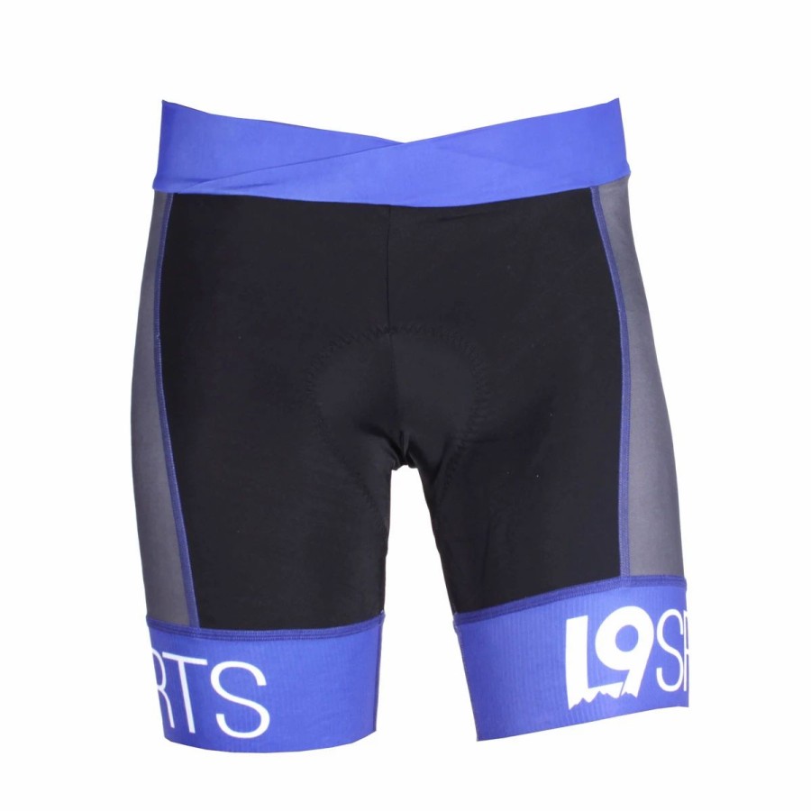 Bike Shorts & Bibs * | L9 Sports Pro Cycling Women'S Shorts Black/Blue